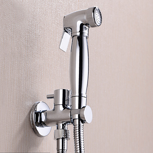 Fancy Bathroom Sink Faucet - Pre Rinse Chrome Wall Mounted One Hole / Single Handle One HoleBath Taps Washlet
Fancy Bathroom Sink Faucet - Pre Rinse Chrome Wall Mounted One Hole / Single Handle One HoleBath Taps Washlet