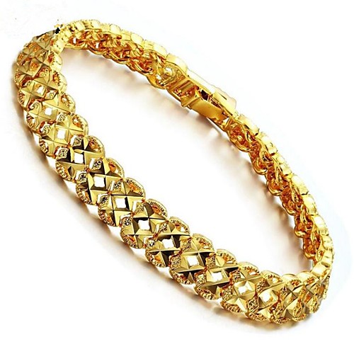Chain Bracelet Geometrical Fashion 18K Gold Plated Bracelet Jewelry Gold For Gift Daily
Chain Bracelet Geometrical Fashion 18K Gold Plated Bracelet Jewelry Gold For Gift Daily