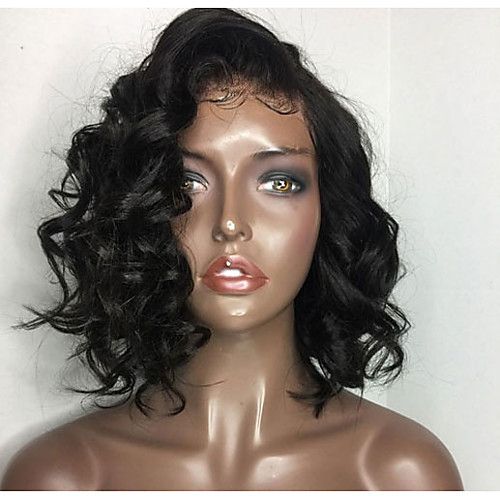 Synthetic Wig Synthetic Lace Front Wig Curly Kardashian Side Part Lace Front Wig Short Natural Black Black / Brown Synthetic Hair Women's Heat Resistant Natural Hairline African American Wig Black
Synthetic Wig Synthetic Lace Front Wig Curly Kardashian Side Part Lace Front Wig Short Natural Black Black / Brown Synthetic Hair Women's Heat Resistant Natural Hairline African American Wig Black