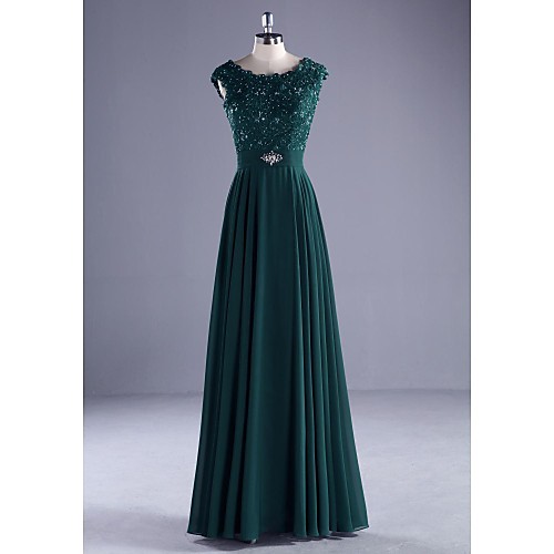 A-Line Elegant Wedding Guest Formal Evening Dress Jewel Neck Sleeveless Floor Length Chiffon Beaded Lace with Crystals Appliques 2021
A-Line Elegant Wedding Guest Formal Evening Dress Jewel Neck Sleeveless Floor Length Chiffon Beaded Lace with Crystals Appliques 2021