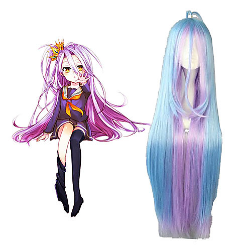 No Game No Life Shiro Cosplay Wigs Women's 42 inch Heat Resistant Fiber Blue Anime
No Game No Life Shiro Cosplay Wigs Women's 42 inch Heat Resistant Fiber Blue Anime