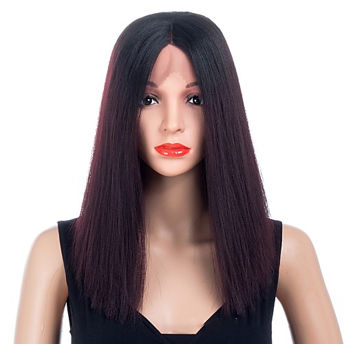 Synthetic Wig Synthetic Lace Front Wig Straight Middle Part Lace Front Wig Ombre Short Black#1B Dark Wine Synthetic Hair Women's Synthetic Best Quality New Arrival Black Ombre Laflare / Doll Wig
Synthetic Wig Synthetic Lace Front Wig Straight Middle Part Lace Front Wig Ombre Short Black#1B Dark Wine Synthetic Hair Women's Synthetic Best Quality New Arrival Black Ombre Laflare / Doll Wig
