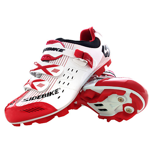 SIDEBIKE Mountain Bike Shoes Carbon Fiber Breathable Anti-Slip Cycling Red and White Women's Cycling Shoes / Breathable Mesh / Hook and Loop
SIDEBIKE Mountain Bike Shoes Carbon Fiber Breathable Anti-Slip Cycling Red and White Women's Cycling Shoes / Breathable Mesh / Hook and Loop
