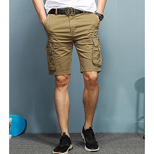 Men's Basic Daily Shorts Pants Solid Colored Full Length Blue Army Green Khaki
Men's Basic Daily Shorts Pants Solid Colored Full Length Blue Army Green Khaki