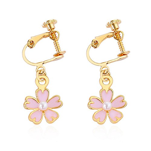 Women's Drop Earrings Long Flower Ladies Sweet Fashion Imitation Pearl Earrings Jewelry Gold For Date Bar 1 Pair
Women's Drop Earrings Long Flower Ladies Sweet Fashion Imitation Pearl Earrings Jewelry Gold For Date Bar 1 Pair