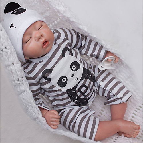20 inch Reborn Doll Baby & Toddler Toy Baby Boy Newborn lifelike Eco-friendly Gift Hand Made Cloth 3/4 Silicone Limbs and Cotton Filled Body with Clothes and Accessories for Girls' Birthday and
20 inch Reborn Doll Baby & Toddler Toy Baby Boy Newborn lifelike Eco-friendly Gift Hand Made Cloth 3/4 Silicone Limbs and Cotton Filled Body with Clothes and Accessories for Girls' Birthday and
