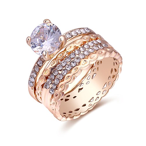 Knuckle Ring Cubic Zirconia Rose Gold Copper Ladies Classic Korean 2pcs 7 / Women's
Knuckle Ring Cubic Zirconia Rose Gold Copper Ladies Classic Korean 2pcs 7 / Women's