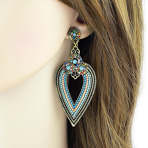 Women's Tourmaline Drop Earrings Cross Body Drop Ladies Basic Fashion African Indian Earrings Jewelry Gold For Daily Date 1 Pair
Women's Tourmaline Drop Earrings Cross Body Drop Ladies Basic Fashion African Indian Earrings Jewelry Gold For Daily Date 1 Pair