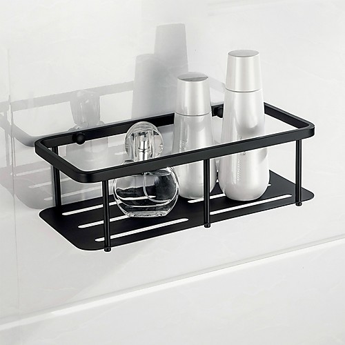 Bathroom Shelf Rectangle Wall Mounted Rustic Stainless Steel Storage Set for Living Room and Bathroom Matte Black 1PC
Bathroom Shelf Rectangle Wall Mounted Rustic Stainless Steel Storage Set for Living Room and Bathroom Matte Black 1PC