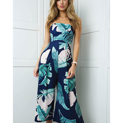Women's Daily Boat Neck Floral Green Jumpsuit Geometric / Wide Leg / Sexy
Women's Daily Boat Neck Floral Green Jumpsuit Geometric / Wide Leg / Sexy