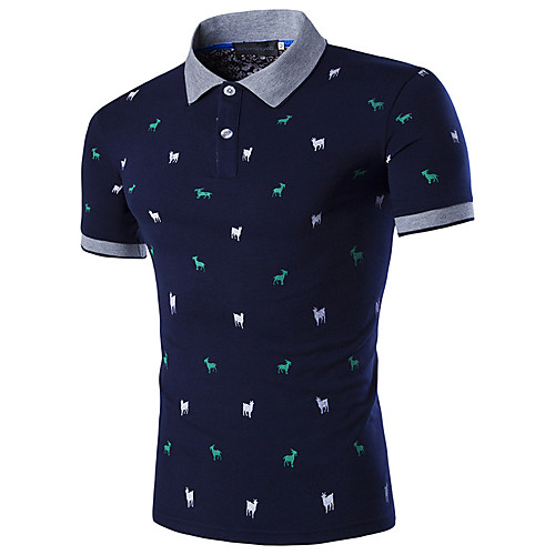 Men's Polo Graphic Animal Short Sleeve Daily Tops Active White Navy Blue Gray
Men's Polo Graphic Animal Short Sleeve Daily Tops Active White Navy Blue Gray
