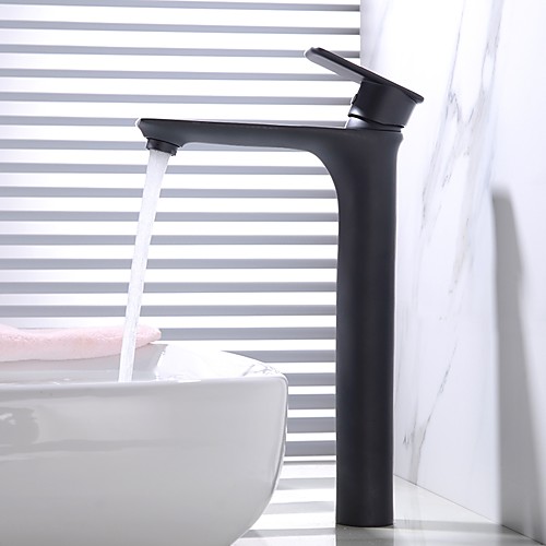 Bathroom Sink Faucet - FaucetSet Black Deck Mounted Single Handle One HoleBath Taps
Bathroom Sink Faucet - FaucetSet Black Deck Mounted Single Handle One HoleBath Taps