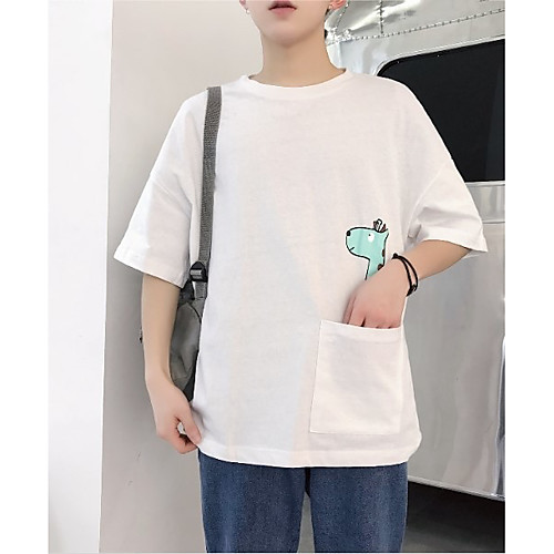 Men's T shirt Solid Colored Animal 3/4 Length Sleeve Daily Tops Cotton Active Basic White Black Yellow
Men's T shirt Solid Colored Animal 3/4 Length Sleeve Daily Tops Cotton Active Basic White Black Yellow