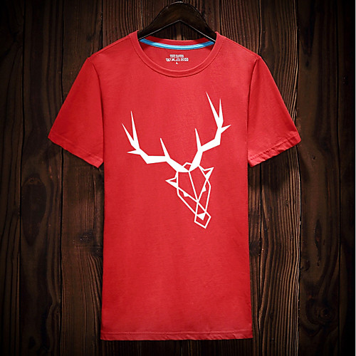 Men's T shirt Solid Colored Animal Short Sleeve Daily Tops Basic White Black Blue
Men's T shirt Solid Colored Animal Short Sleeve Daily Tops Basic White Black Blue