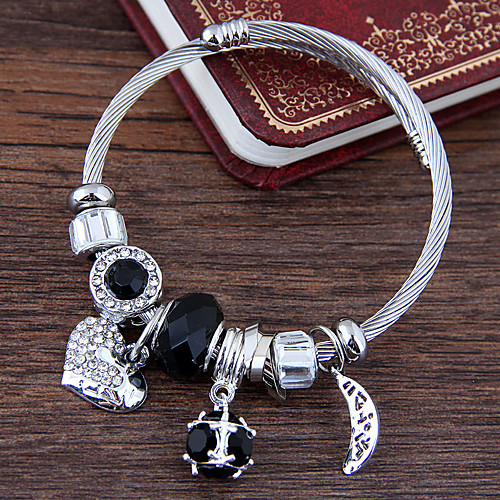 Women's Charm Bracelet Layered Moon Heart European Fashion Rhinestone Bracelet Jewelry Red / Blue / Pink For Daily
Women's Charm Bracelet Layered Moon Heart European Fashion Rhinestone Bracelet Jewelry Red / Blue / Pink For Daily