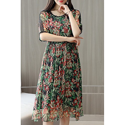 Women's Shift Dress Midi Dress Rainbow Short Sleeve Round Neck M L XL XXL 3XL 4XL
Women's Shift Dress Midi Dress Rainbow Short Sleeve Round Neck M L XL XXL 3XL 4XL