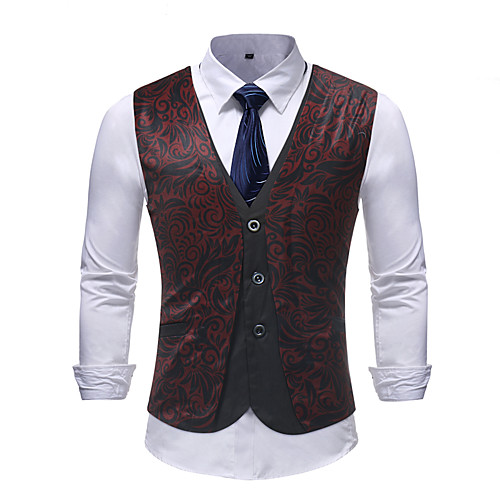 Men's Vest Going out Birthday Basic Street chic Plus Size Print Regular Color Block Reactive Print Sleeveless Wine M / L / XL
Men's Vest Going out Birthday Basic Street chic Plus Size Print Regular Color Block Reactive Print Sleeveless Wine M / L / XL