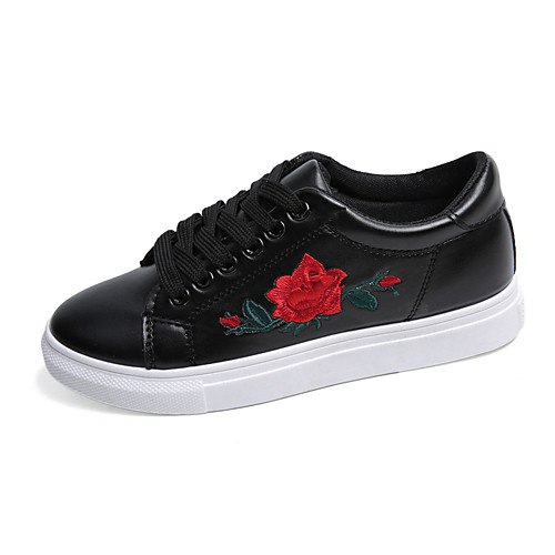 Women's Sneakers Flat Heel Round Toe Casual Daily Walking Shoes PU Floral White Black
Women's Sneakers Flat Heel Round Toe Casual Daily Walking Shoes PU Floral White Black