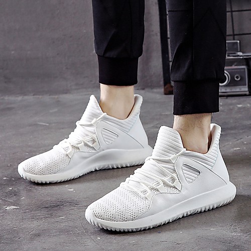 Men's Trainers Athletic Shoes Sporty Casual Daily Outdoor Running Shoes Fitness & Cross Training Shoes PU Tissage Volant Breathable Wear Proof White Black Red Fall Summer
Men's Trainers Athletic Shoes Sporty Casual Daily Outdoor Running Shoes Fitness & Cross Training Shoes PU Tissage Volant Breathable Wear Proof White Black Red Fall Summer