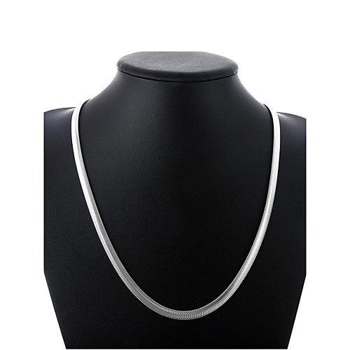 Men's Chain Necklace Thick Chain Single Strand Simple Basic Fashion Copper Silver Plated Silver 50 cm Necklace Jewelry 1pc For Daily Street
Men's Chain Necklace Thick Chain Single Strand Simple Basic Fashion Copper Silver Plated Silver 50 cm Necklace Jewelry 1pc For Daily Street
