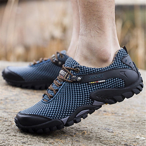 Men's Hiking Shoes Waterproof Breathable Anti-Slip Impact Climbing Cross-Country Walking Autumn / Fall Summer Brown Burgundy Blue
Men's Hiking Shoes Waterproof Breathable Anti-Slip Impact Climbing Cross-Country Walking Autumn / Fall Summer Brown Burgundy Blue