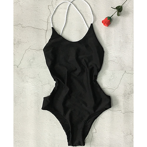 Women's One Piece Swimsuit Solid Colored Padded Bodysuit Swimwear Black Yellow Fast Dry Anatomic Design Stretchy Sleeveless - Swimming Summer / Nylon
Women's One Piece Swimsuit Solid Colored Padded Bodysuit Swimwear Black Yellow Fast Dry Anatomic Design Stretchy Sleeveless - Swimming Summer / Nylon