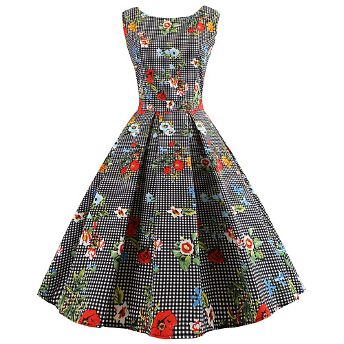 Audrey Hepburn 1950s Hepburn Vintage Inspired Party Costume JSK / Jumper Skirt Prom Dress Women's Jacquard Costume Black & White Vintage Cosplay Event / Party Sleeveless Ankle Length A-Line
Audrey Hepburn 1950s Hepburn Vintage Inspired Party Costume JSK / Jumper Skirt Prom Dress Women's Jacquard Costume Black & White Vintage Cosplay Event / Party Sleeveless Ankle Length A-Line