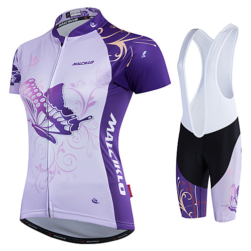 Malciklo Women's Cycling Jersey with Shorts White Black Butterfly Bike Jersey Padded Shorts / Chamois Clothing Suit Sports Polyester Coolmax Butterfly Mountain Bike MTB Road Bike Cycling Clothing
Malciklo Women's Cycling Jersey with Shorts White Black Butterfly Bike Jersey Padded Shorts / Chamois Clothing Suit Sports Polyester Coolmax Butterfly Mountain Bike MTB Road Bike Cycling Clothing