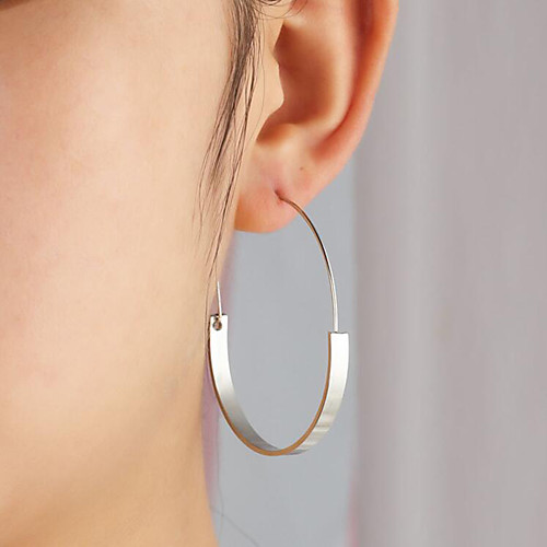 Women's Hoop Earrings Hollow Drop Ladies Artistic Simple Geometric Fashion Gold Pearl Earrings Jewelry Gold / Silver For Party / Evening Gift Club 1 Pair
Women's Hoop Earrings Hollow Drop Ladies Artistic Simple Geometric Fashion Gold Pearl Earrings Jewelry Gold / Silver For Party / Evening Gift Club 1 Pair