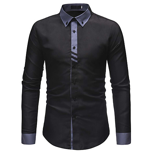 Men's Shirt Solid Colored Long Sleeve Daily Tops Cotton Business Basic White Black Navy Blue
Men's Shirt Solid Colored Long Sleeve Daily Tops Cotton Business Basic White Black Navy Blue