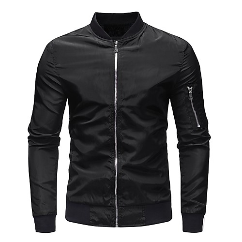 Men's Baseball Jackets Solid Colored Basic Fall & Winter Jacket Regular Daily Long Sleeve Cotton Coat Tops White
Men's Baseball Jackets Solid Colored Basic Fall & Winter Jacket Regular Daily Long Sleeve Cotton Coat Tops White