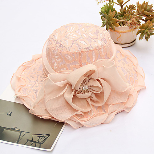 Lace Hats with Imitation Pearl / Flower 1pc Wedding / Party / Evening Headpiece
Lace Hats with Imitation Pearl / Flower 1pc Wedding / Party / Evening Headpiece