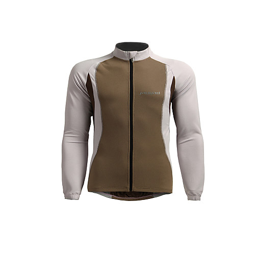 Jaggad Men's Long Sleeve Cycling Jersey Winter Nylon Khaki Silver Bike Jersey Top Mountain Bike MTB Road Bike Cycling Breathable Sports Clothing Apparel / Stretchy / Athletic
Jaggad Men's Long Sleeve Cycling Jersey Winter Nylon Khaki Silver Bike Jersey Top Mountain Bike MTB Road Bike Cycling Breathable Sports Clothing Apparel / Stretchy / Athletic
