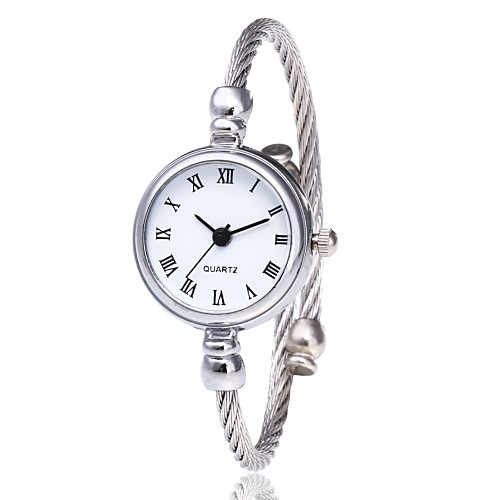 Women's Bracelet Watch Wrist Watch Quartz Black / Silver / Gold Casual Watch Analog Ladies Fashion Minimalist - Silvery / White Gold / White Black / Silver
Women's Bracelet Watch Wrist Watch Quartz Black / Silver / Gold Casual Watch Analog Ladies Fashion Minimalist - Silvery / White Gold / White Black / Silver