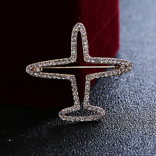 Men's Cubic Zirconia Brooches Classic Stylish Creative Airplane Luxury Fashion British Brooch Jewelry Gold Silver For Daily Holiday
Men's Cubic Zirconia Brooches Classic Stylish Creative Airplane Luxury Fashion British Brooch Jewelry Gold Silver For Daily Holiday