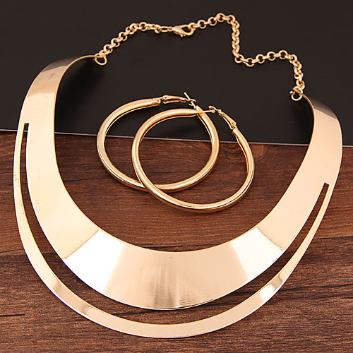 Women's Hoop Earrings Necklace Hollow Statement Ladies Simple European Earrings Jewelry Gold / Silver For Evening Party
Women's Hoop Earrings Necklace Hollow Statement Ladies Simple European Earrings Jewelry Gold / Silver For Evening Party