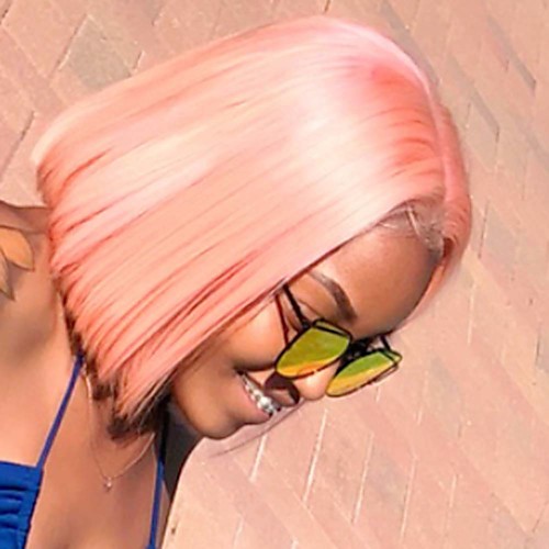 Synthetic Lace Front Wig Cosplay Wig Straight Bob Lace Front Wig Pink Short Pink Synthetic Hair 12-16 inch Women's Heat Resistant Women Middle Part Bob Pink / Glueless
Synthetic Lace Front Wig Cosplay Wig Straight Bob Lace Front Wig Pink Short Pink Synthetic Hair 12-16 inch Women's Heat Resistant Women Middle Part Bob Pink / Glueless