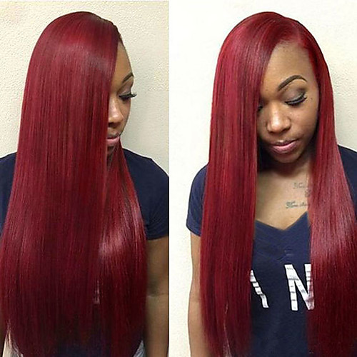 Synthetic Lace Front Wig Straight Minaj Middle Part Lace Front Wig Burgundy Long Burgundy Synthetic Hair 24 inch Women's with Baby Hair Soft Heat Resistant Burgundy Modernfairy Hair / Glueless
Synthetic Lace Front Wig Straight Minaj Middle Part Lace Front Wig Burgundy Long Burgundy Synthetic Hair 24 inch Women's with Baby Hair Soft Heat Resistant Burgundy Modernfairy Hair / Glueless
