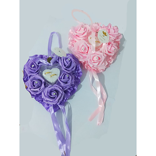 Foam Heart / Ribbons / Flower Plastic Ring Pillow Beach Theme / Garden Theme / Butterfly Theme All Seasons
Foam Heart / Ribbons / Flower Plastic Ring Pillow Beach Theme / Garden Theme / Butterfly Theme All Seasons