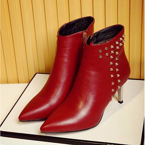 Women's Boots Over-The-Knee Boots Pumps Closed Toe Booties Ankle Boots Comfort Daily Nappa Leather Solid Colored White Black Red / Booties / Ankle Boots
Women's Boots Over-The-Knee Boots Pumps Closed Toe Booties Ankle Boots Comfort Daily Nappa Leather Solid Colored White Black Red / Booties / Ankle Boots