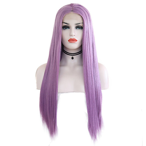 Synthetic Lace Front Wig Silky Straight Middle Part Lace Front Wig Long Lavender Synthetic Hair 24 inch Women's Adjustable Heat Resistant Purple
Synthetic Lace Front Wig Silky Straight Middle Part Lace Front Wig Long Lavender Synthetic Hair 24 inch Women's Adjustable Heat Resistant Purple