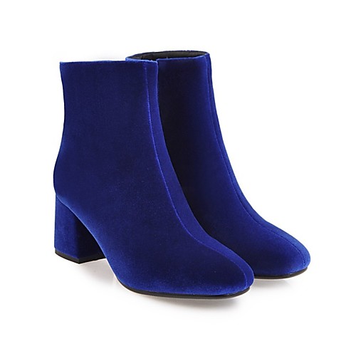 Women's Boots Fashion Boots Chunky Heel Suede Mid-Calf Boots Fall Black / Red / Green
Women's Boots Fashion Boots Chunky Heel Suede Mid-Calf Boots Fall Black / Red / Green