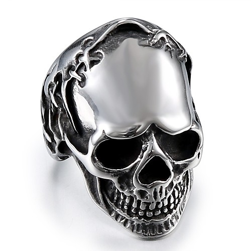 Ring Vintage Style Silver Titanium Steel Skull Statement Stylish Simple 1pc 8 9 10 11 12 / Men's
Ring Vintage Style Silver Titanium Steel Skull Statement Stylish Simple 1pc 8 9 10 11 12 / Men's
