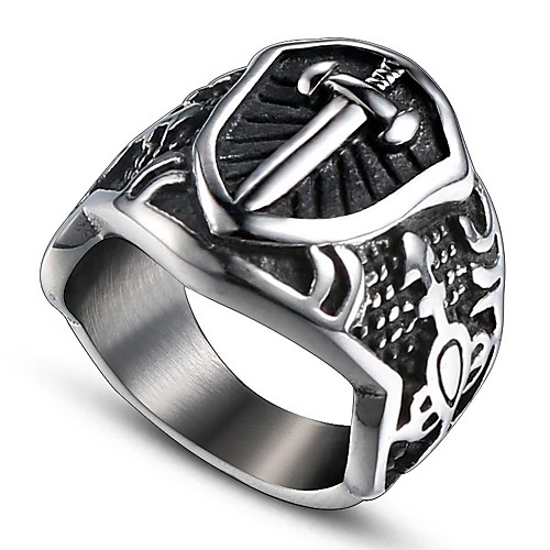 Men's Ring 1pc Black Copper Round irregular Stylish Vintage Punk Street Club Jewelry Vintage Style Sculpture Engraved Cross Cool
Men's Ring 1pc Black Copper Round irregular Stylish Vintage Punk Street Club Jewelry Vintage Style Sculpture Engraved Cross Cool