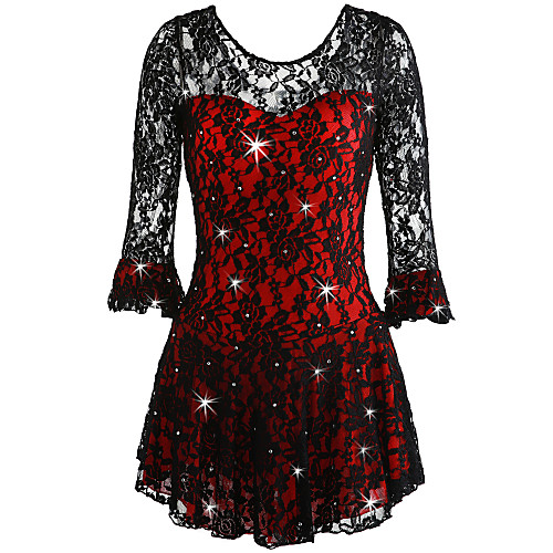 Figure Skating Dress Women's Girls' Ice Skating Dress Black Spandex Micro-elastic Professional Competition Skating Wear Handmade Sequin Long Sleeve Figure Skating
Figure Skating Dress Women's Girls' Ice Skating Dress Black Spandex Micro-elastic Professional Competition Skating Wear Handmade Sequin Long Sleeve Figure Skating