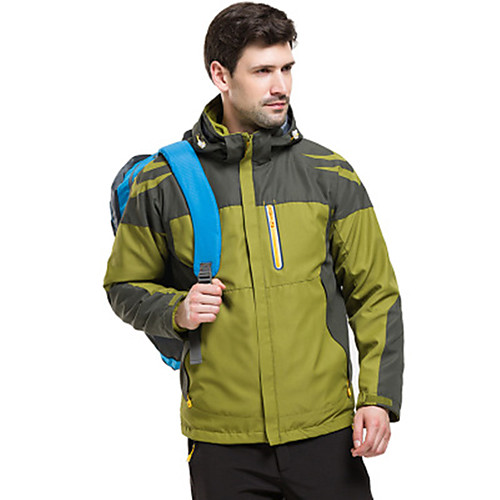 Men's Hoodie Jacket Hiking Jacket Hiking 3-in-1 Jackets Winter Outdoor Solid Color Waterproof Windproof Breathable Rain Waterproof 3-in-1 Jacket Top Single Slider Camping / Hiking Hunting Ski
Men's Hoodie Jacket Hiking Jacket Hiking 3-in-1 Jackets Winter Outdoor Solid Color Waterproof Windproof Breathable Rain Waterproof 3-in-1 Jacket Top Single Slider Camping / Hiking Hunting Ski