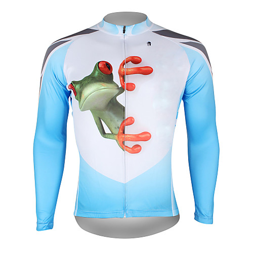 ILPALADINO Men's Long Sleeve Cycling Jersey Winter Blue and White Yellow Red Frog Bike Jersey Top Mountain Bike MTB Road Bike Cycling Breathable Quick Dry Ultraviolet Resistant Sports Clothing Apparel
ILPALADINO Men's Long Sleeve Cycling Jersey Winter Blue and White Yellow Red Frog Bike Jersey Top Mountain Bike MTB Road Bike Cycling Breathable Quick Dry Ultraviolet Resistant Sports Clothing Apparel