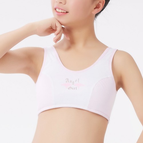 

Women's Wireless Racerback Full Coverage Bra Solid Colored Sexy Cotton Daily Sports Blushing Pink Blue Beige