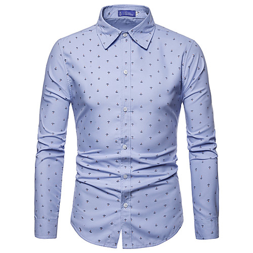 Men's Shirt Other Prints Graphic Print Long Sleeve Going out Tops Basic Casual White Wine Navy Blue
Men's Shirt Other Prints Graphic Print Long Sleeve Going out Tops Basic Casual White Wine Navy Blue