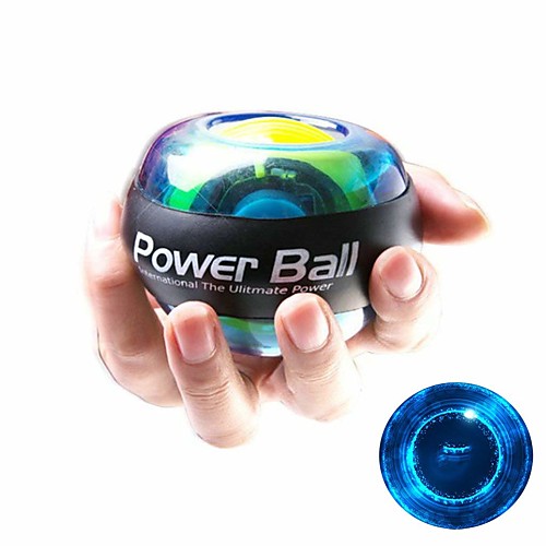 

Powerball Spinner Gyroscopic Strengthener Sports Rubber Gym Workout Exercise & Fitness Workout LED Essential Stress Relief Hand Therapy Wrist Trainer For Wrist Hand Forearm Home Office